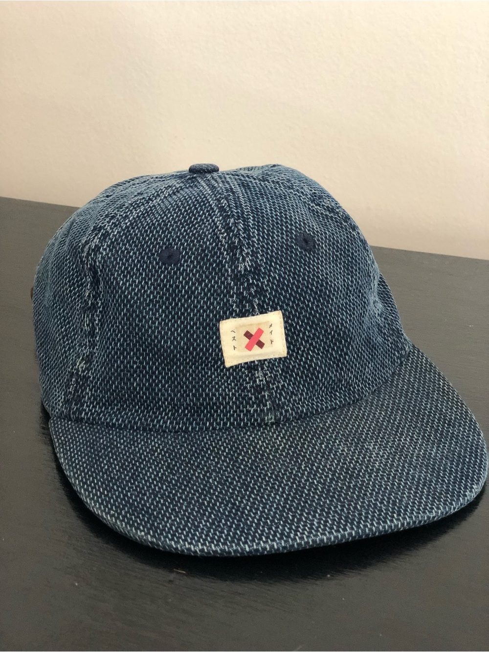 Best Made Co. Best Made Japanese Ball Cap. Blue Japanese Fabric Baseball Cap